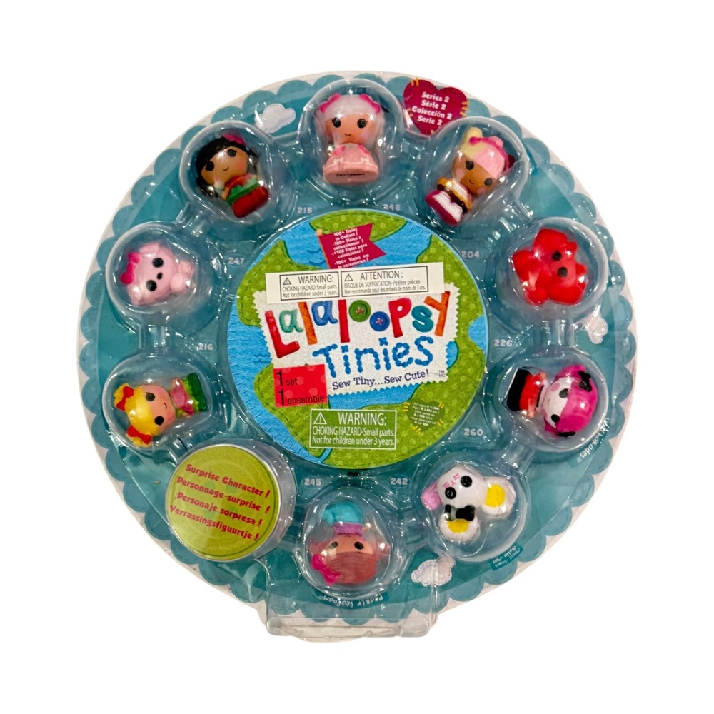 Lalaloopsy Tinies Series 2 10-Pack Miniature Figures Aqua Surprise New Sealed